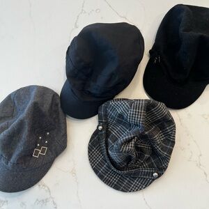 Ladies Cadet Caps/Hats Lot of 4